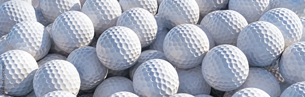 white golf balls for background white golf balls for background