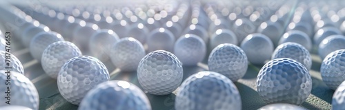 white golf balls for background