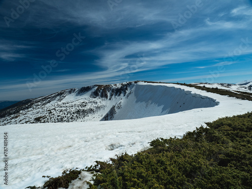 mountains in spring. Carpathians Ukraine
