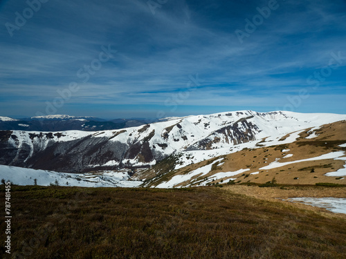 mountains in spring. Carpathians Ukraine
