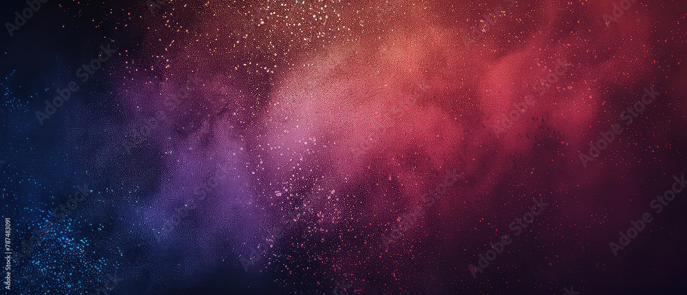 Fototapeta premium Colorful cosmic dust cloud texture