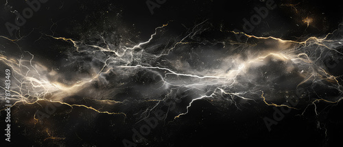 Expansive cosmic lightning in dark space