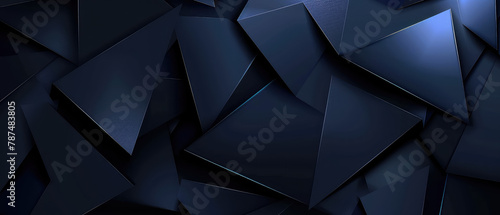 Abstract geometric pattern in blue tones