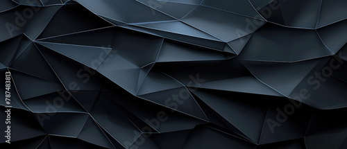 Dark abstract blue geometric design