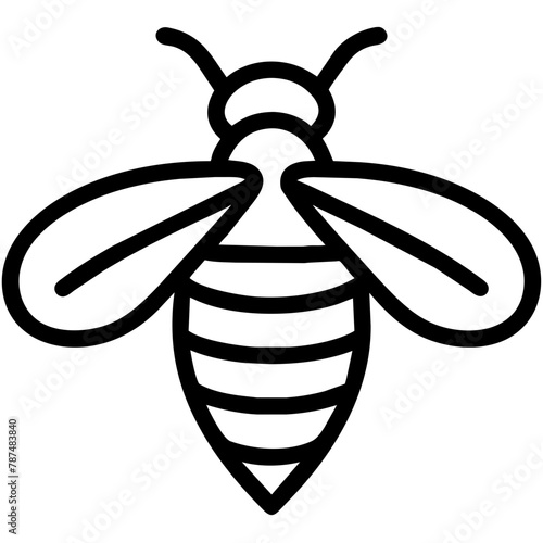 Bee Animal outline Icons photo