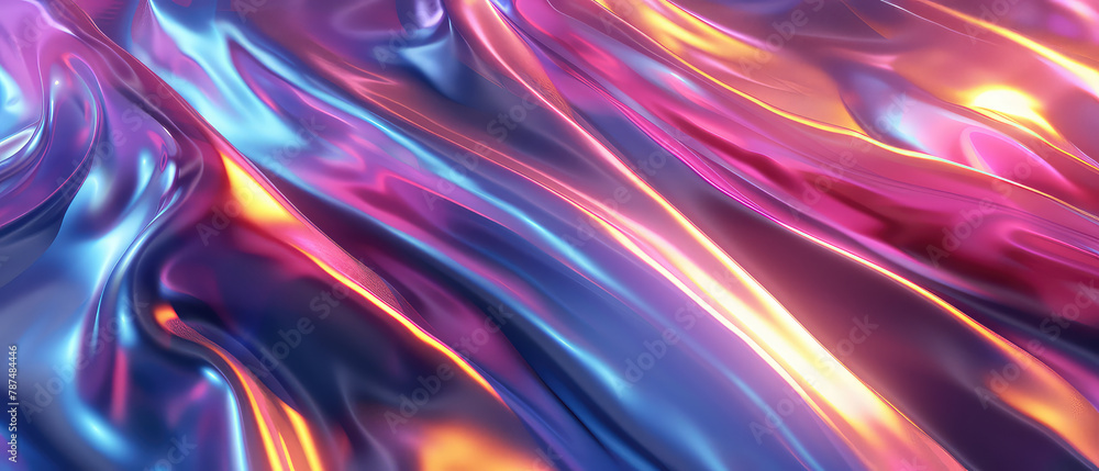 Sleek dynamic wavy texture in vibrant colors Sleek dynamic wavy texture in vibrant colors