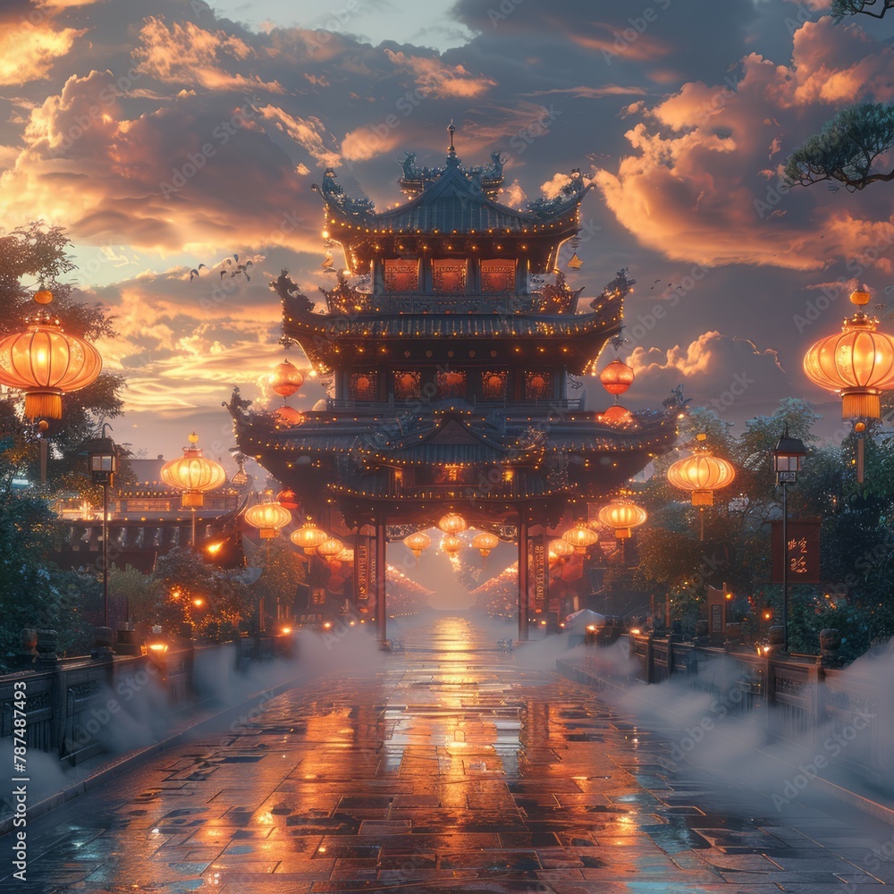 Dragon Gate: Traditional Chinese Mythological Wonder Dragon Gate: Traditional Chinese Mythological Wonder