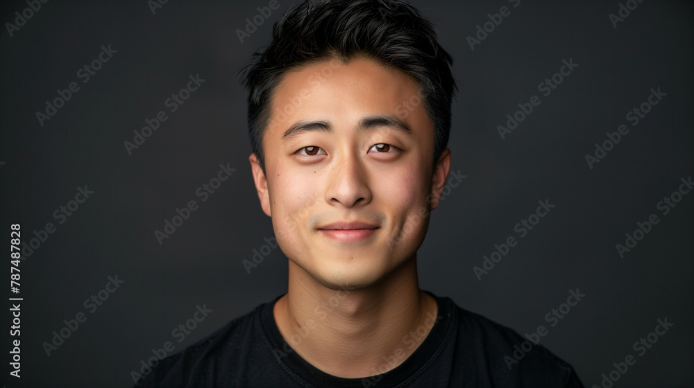 Portrait of adult chinese man background Portrait of adult chinese man background