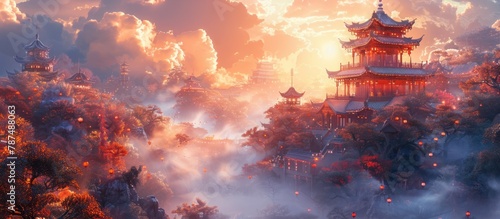 Dragon Gate: Traditional Chinese Mythological Wonder © Jardel Bassi