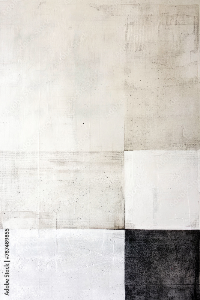 Abstract minimalist art in shades of gray, simple shapes. Vertical poster, a painting for the wall. Abstract minimalist art in shades of gray, simple shapes. Vertical poster, a painting for the wall.