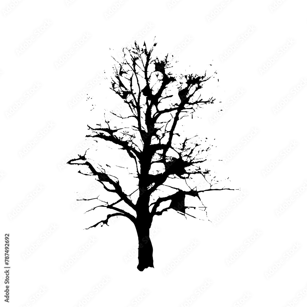 Tree Silhouette Vector Clipart Tree Silhouette Vector Clipart