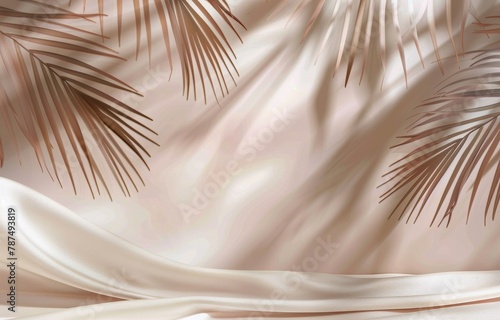 Palm Tree Against Pink Wall