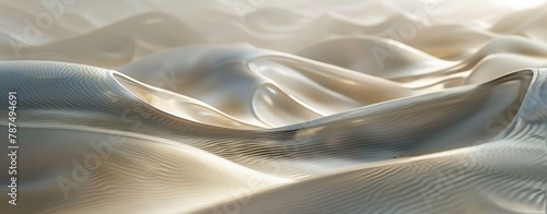 Close Up View of Wavy Fabric