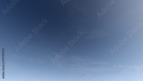 a clear blue sky with some clouds in it