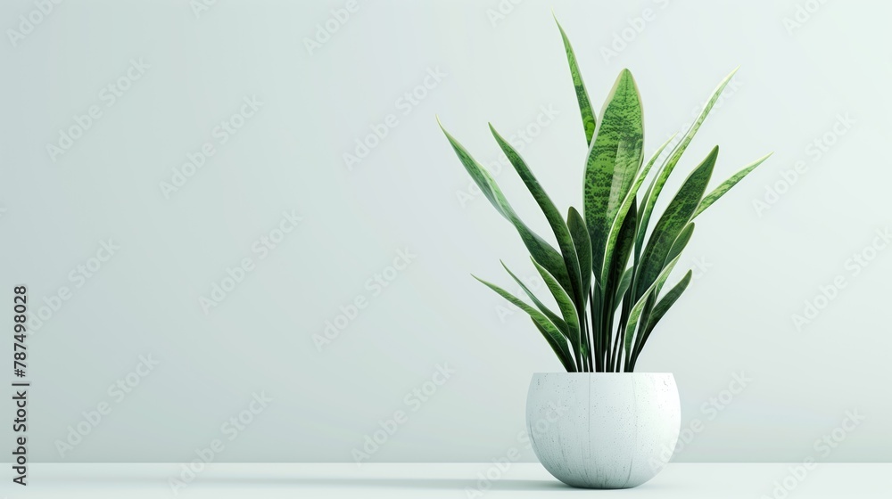 Minimalistic white mock up shelf scene with a green plant, product presentation concept Minimalistic white mock up shelf scene with a green plant, product presentation concept