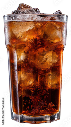 PNG  Glass of soft drink cocktail soda refreshment.  photo
