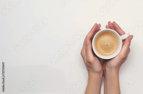Person Holding a Cup of Coffee