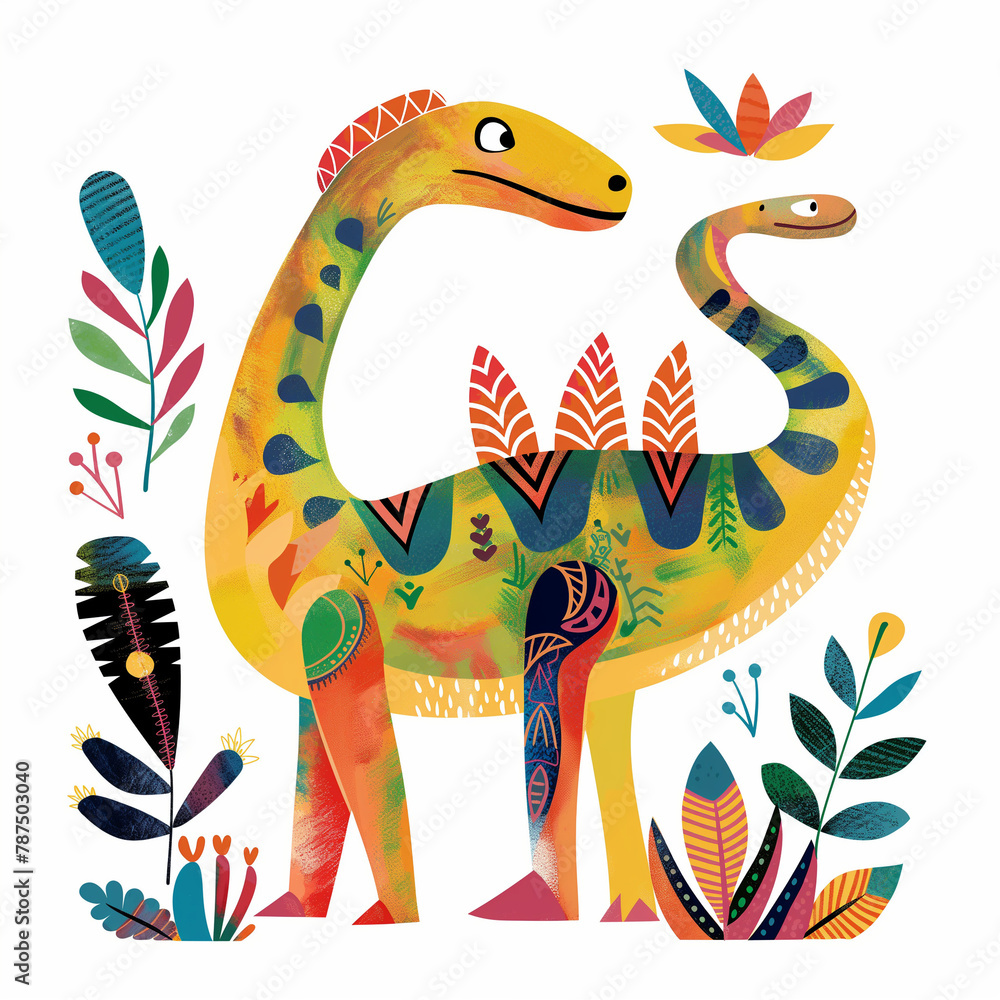 Fototapeta premium dinosaur illustration