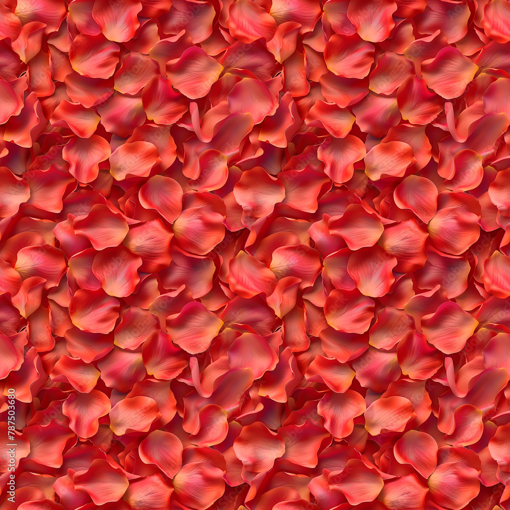 Fototapeta premium red rose petals background
