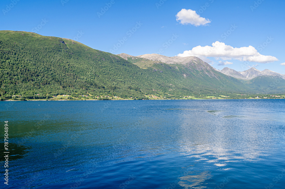 Landscape in Andalsnes, Norway Landscape in Andalsnes, Norway