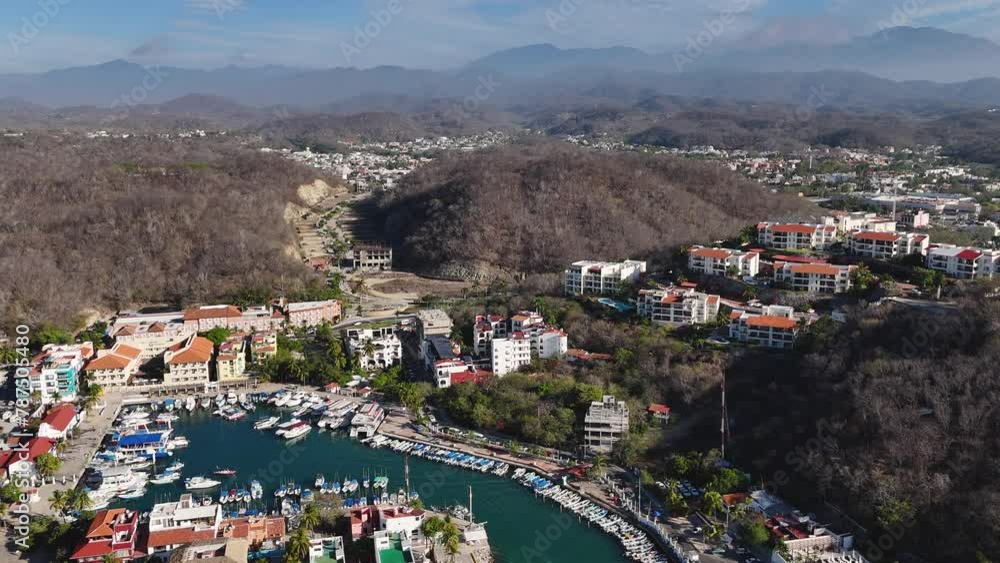 Drone Shots Capture Huatulco's Beach Scene in Oaxaca, Mexico Drone Shots Capture Huatulco's Beach Scene in Oaxaca, Mexico