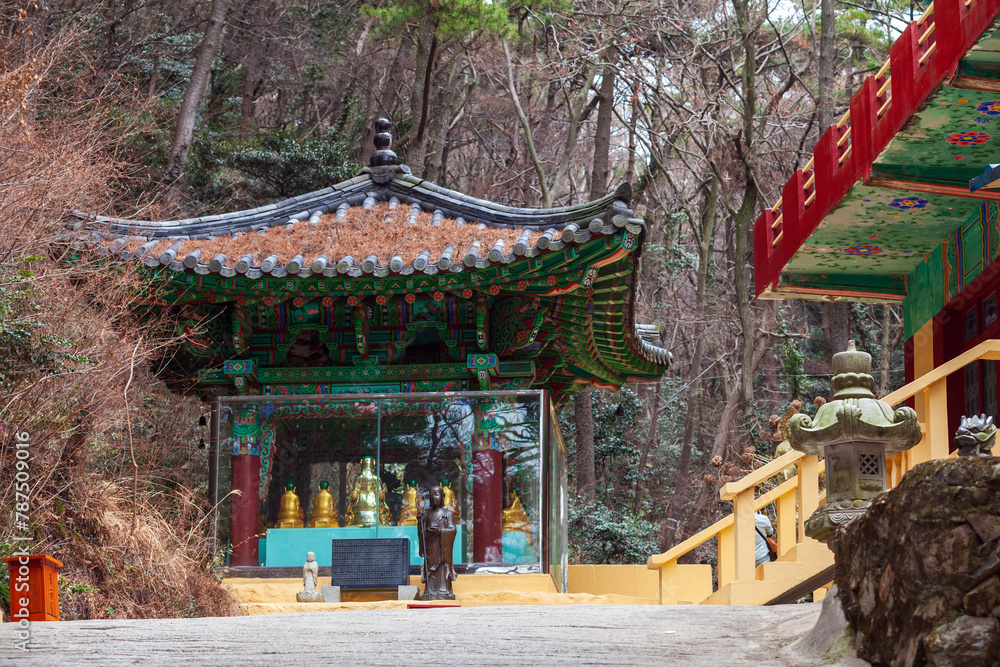 Gumyeongsa Temple pavilions. Busan, South Korea Gumyeongsa Temple pavilions. Busan, South Korea