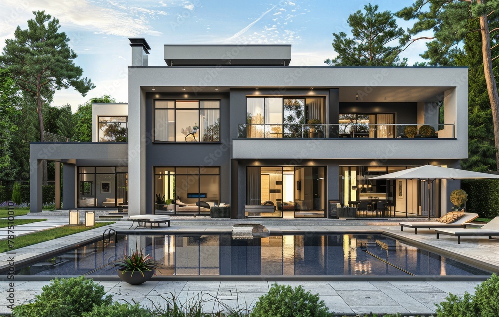Modern House With Pool