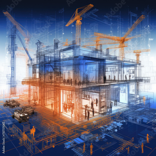 Wallpaper Mural Automated construction technologies in building construction. Automation in construction Torontodigital.ca