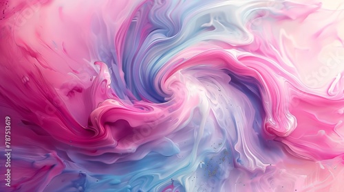 A mesmerizing swirl of watercolor brushstrokes AI generated illustration