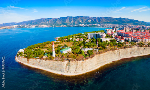 Gelendzhik aerial panoramic view, Russia photo