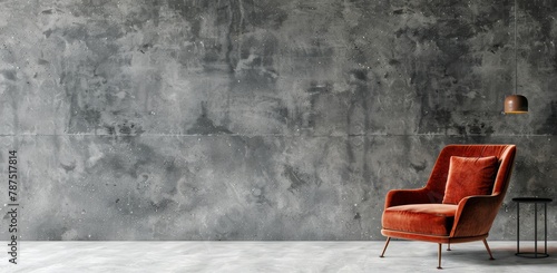 Pink Chair in Front of Window