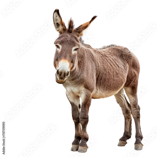 Donkey. Isolated on transparent background. © Ihor
