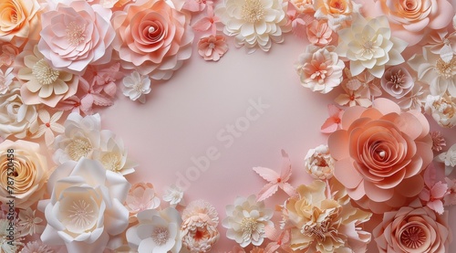 Blue Plate With Pink Sprinkles and Pink Ribbon