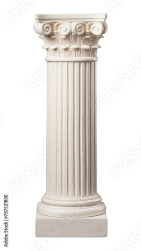 PNG Greek Ionic column architecture colonnade sculpture. photo