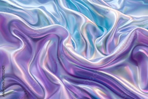 Violet and turquoise graduated abstract background with waves.