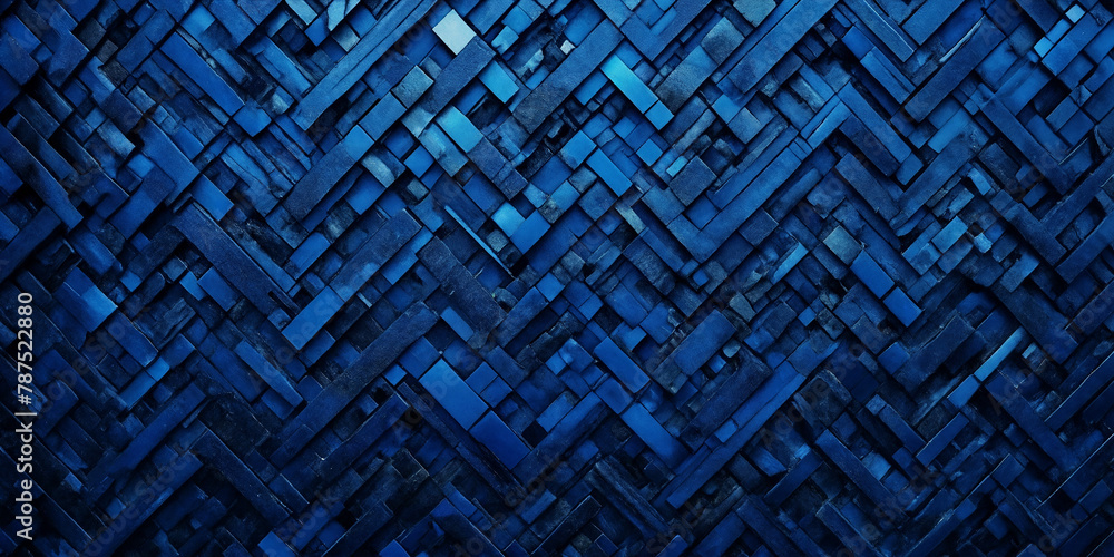 Verflechtungen in der Cyberwelt: Blaues Texturgewebe Verflechtungen in der Cyberwelt: Blaues Texturgewebe