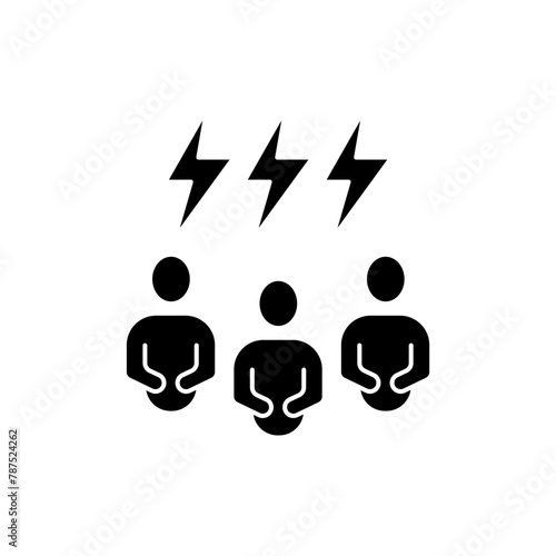 controversial concept line icon. Simple element illustration. controversial concept outline symbol design.