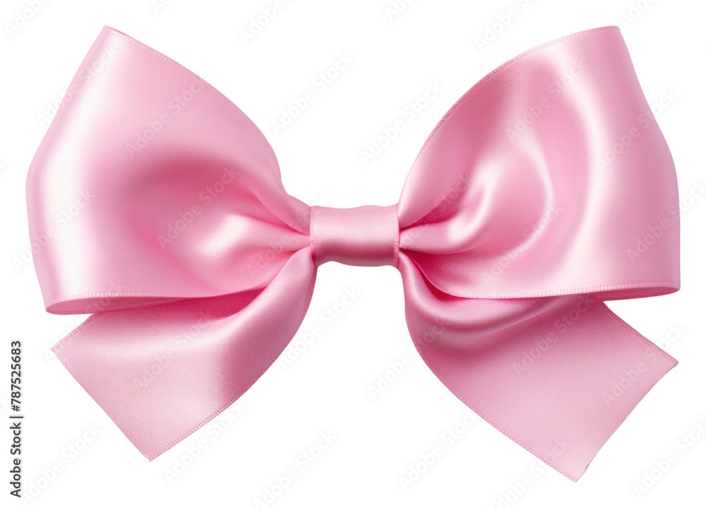PNG Pink bow white background celebration accessories. 