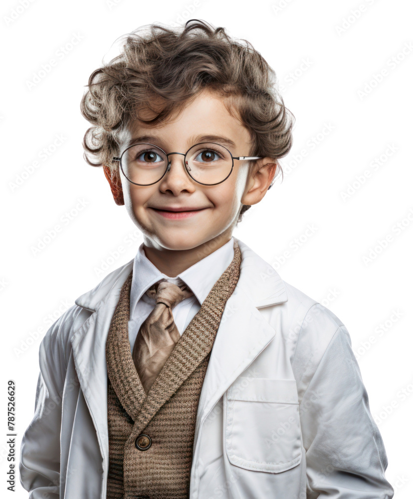 PNG  Doctor kid portrait glasses adult. AI generated Image by rawpixel.