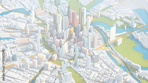 City planning  map  urban development  city infrastructure  urban renewal