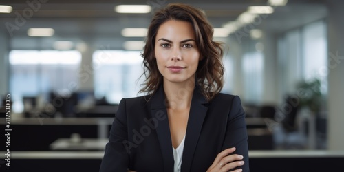 woman office manager Generative AI