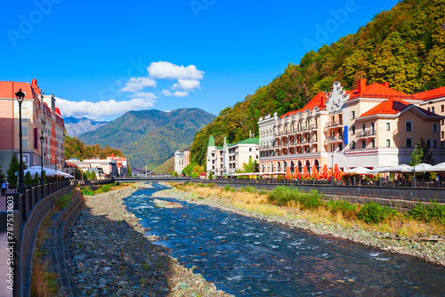 Wallpaper Mural Rosa Khutor embankment in Sochi Torontodigital.ca