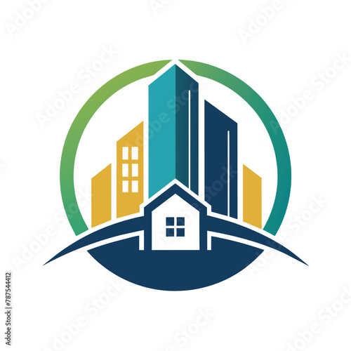 Sleek and minimalist logo design for a real estate company, featuring clean lines and professional typography, Create a minimalist logo for a charity that works to end homelessness in urban areas