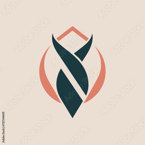 A modern, stylized logo design for a high-end fashion brand, featuring sleek lines and sophisticated elements, Create a sleek and modern minimalist logo for a high-end fashion house