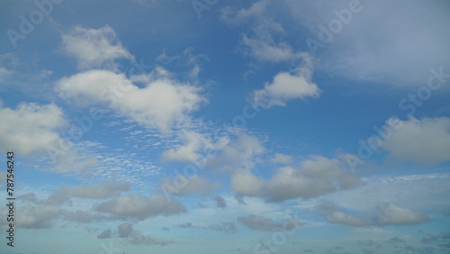 blue sky with clouds