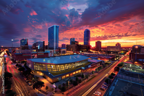 The Essence of Oklahoma City: A Vivid Collage of Iconic Landmarks, Sports and Cultural Heritage