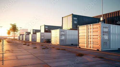 A photo of Container Units in Soft Natural Light photo