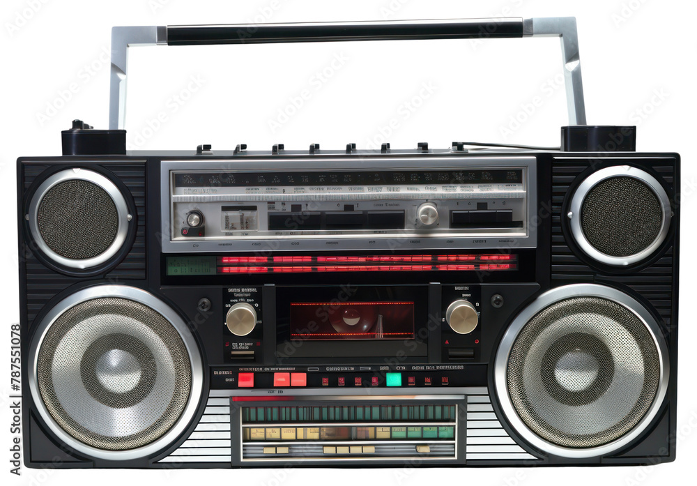 Fototapeta premium PNG Boombox Radio radio electronics boombox.