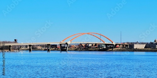 Obraz na plátne Hastings Bridge in Hasting, MN