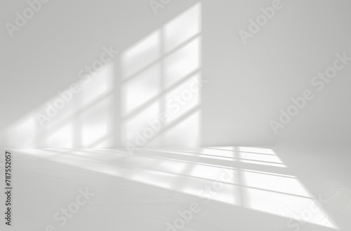 Mockup png  shadow overlay effect isolated on transparent background. Light and shadows from window  nature lightning for cozy interior background.